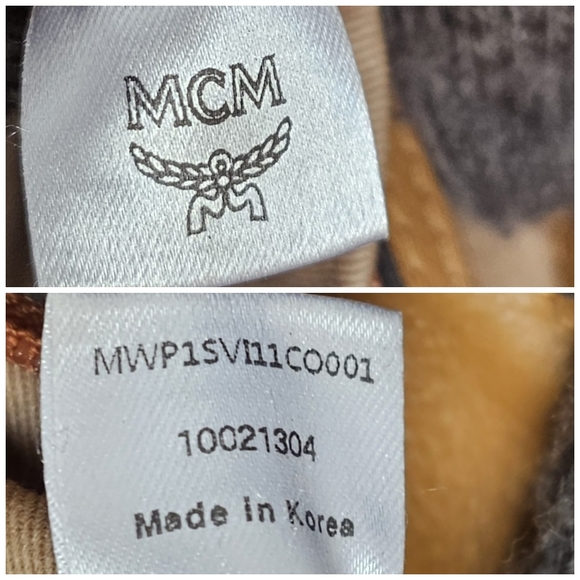 MCM Visetos Cognac Handbag/Shoulder bag Brown - Picture 5 of 13